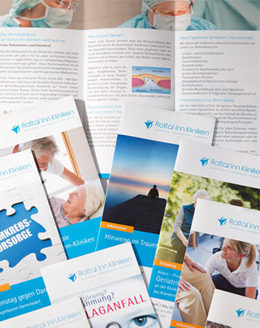 Satz & Layout Informationsflyer 